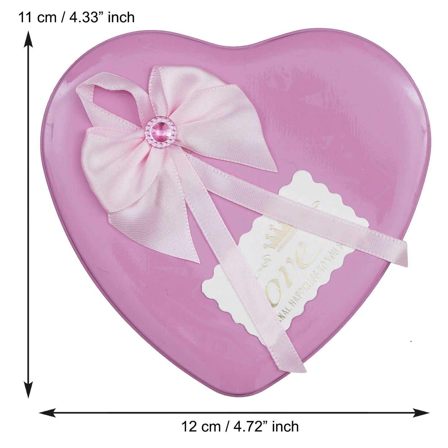 LeafBlu Pink Heartbox Gift Set For Love Couple Valentine Gift