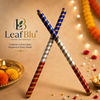 LeafBlu Premium Dandiya Sticks for Navratri | Decorative Garba Dandiya Set