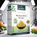 LeafBlu Multani Mitti Powder 200g (Bentonite Clay) for Face & Hair | 100% Natural & Pure | Oil Control, Acne Care, Deep Cleansing & Skin Brightening | Herbal Face Pack Powder (Pack of 1)