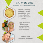 LeafBlu Multani Mitti Powder 200g (Jasmine Flavour) | 100% Natural Bentonite Clay for Face & Hair | Oil Control, Acne Care, Deep Cleansing & Skin Brightening | (Pack of 1)