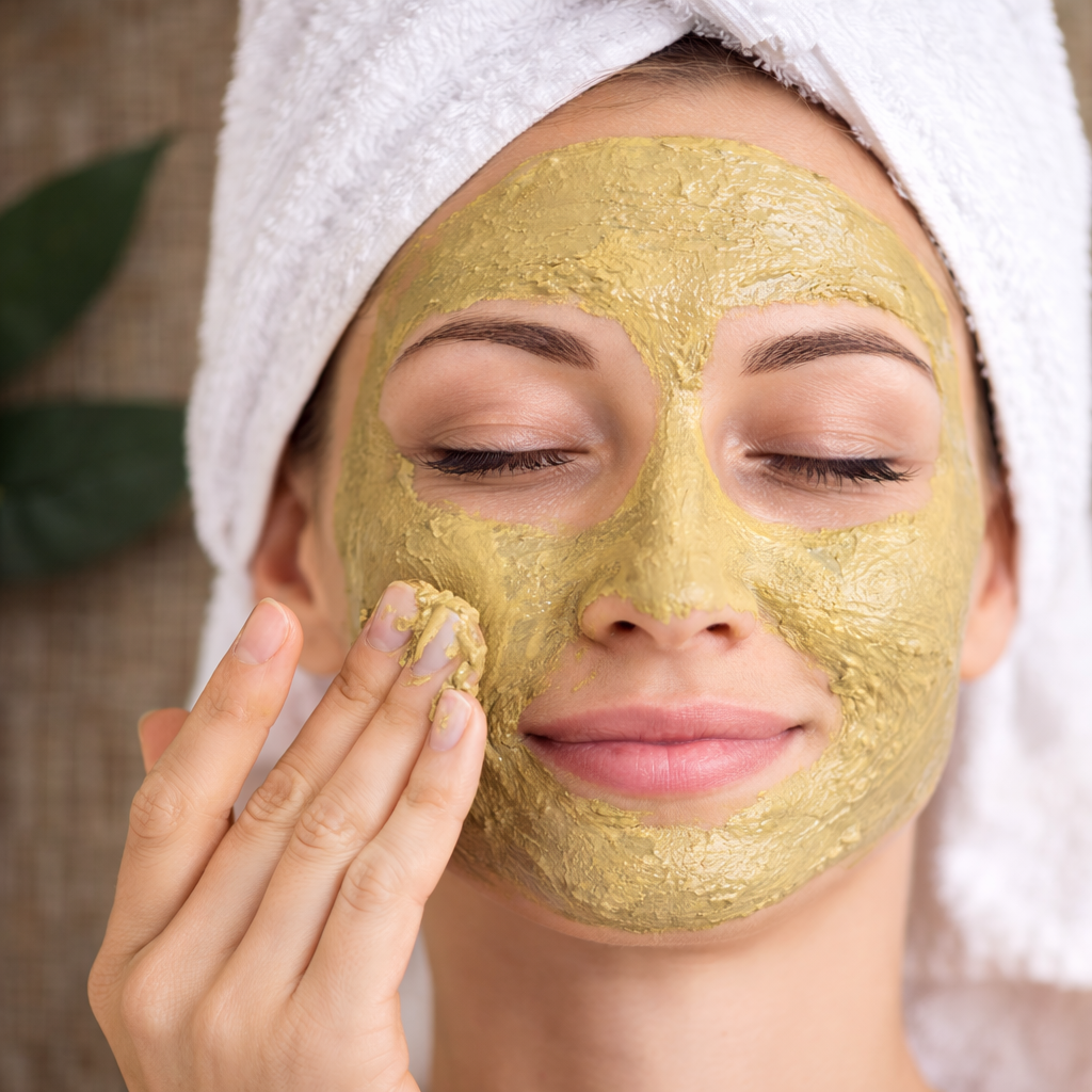 LeafBlu Multani Mitti Powder 200g (Jasmine Flavour) | 100% Natural Bentonite Clay for Face & Hair | Oil Control, Acne Care, Deep Cleansing & Skin Brightening | (Pack of 1)