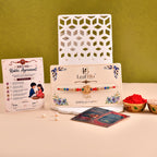 LeafBlu Premium Brother Rakhi Pack of 1 | Stylish BRO Designer Rakhi (Pack of 1)
