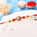 LeafBlu Premium Traditional Rakhi for Brother | Elegant Designer Rakhi (Pack of 1)