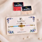 LeafBlu Premium Designer Rakhi for Brother | Elegant Raksha Bandhan Rakhi Pack of 1