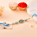 LeafBlu Premium Evil Eye Rakhi for Brother | Designer Raksha Bandhan Rakhi | Pack of 1