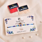 LeafBlu Traditional Evil Eye Rakhi | Premium Rakhi Gift for Brother (Pack of 1)