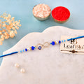 LeafBlu Infinity Evil Eye Rakhi | Premium Bhai Rakhi for Raksha Bandhan (Pack of 1)