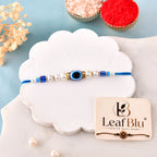 LeafBlu Classic Evil Eye Rakhi | Premium Bhai Rakhi for Raksha Bandhan (Pack of 1)