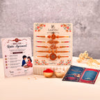 LeafBlu Premium Spiritual Rakhi Set for Brother | Designer Raksha Bandhan Rakhi (Pack of 5)