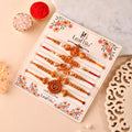 LeafBlu Premium Spiritual Rakhi Set for Brother | Designer Raksha Bandhan Rakhi (Pack of 5)