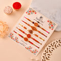 LeafBlu Divine Rakhi Combo (Pack of 5) | Premium Religious Rakhi Set for Brother