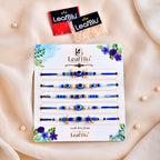 LeafBlu Premium Evil Eye Rakhi Combo Pack of 5 | Nazar Rakhi Set for Brother (Pack of 5)