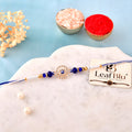 LeafBlu Luxury Evil Eye Rakhi | Elegant Rakhi for Bhai