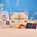 LeafBlu Blue Evil Eye Rakhi | Stylish Raksha Bandhan Rakhi