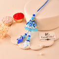 LeafBlu Premium Blue Lumba Rakhi for Bhabhi | Designer Tassel Rakhi with Pearl & Beads for Raksha Bandhan