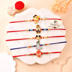 LeafBlu Premium Kids Rakhi Set | Cute Cartoon Rakhi Combo for Brother