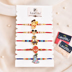 LeafBlu Premium Kids Rakhi Set | Cute Cartoon Rakhi Combo for Brother