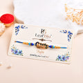 LeafBlu Fancy Designer Rakhi | Peacock Theme Rakhi for Raksha Bandhan