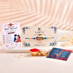 LeafBlu Fancy Designer Rakhi | Peacock Theme Rakhi for Raksha Bandhan