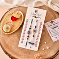 LeafBlu Designer Evil Eye Bhai Bhabhi Rakhi Combo | Nazar Protection Rakhi with Lumba Rakhi & Tilak Kit