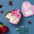 LeafBlu Pink Heartbox Gift Set For Love Couple Valentine Gift