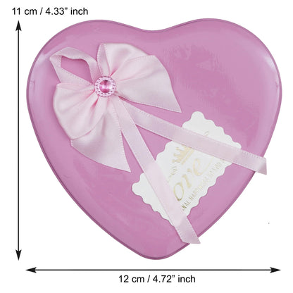 LeafBlu Pink Heartbox Gift Set For Love Couple Valentine Gift