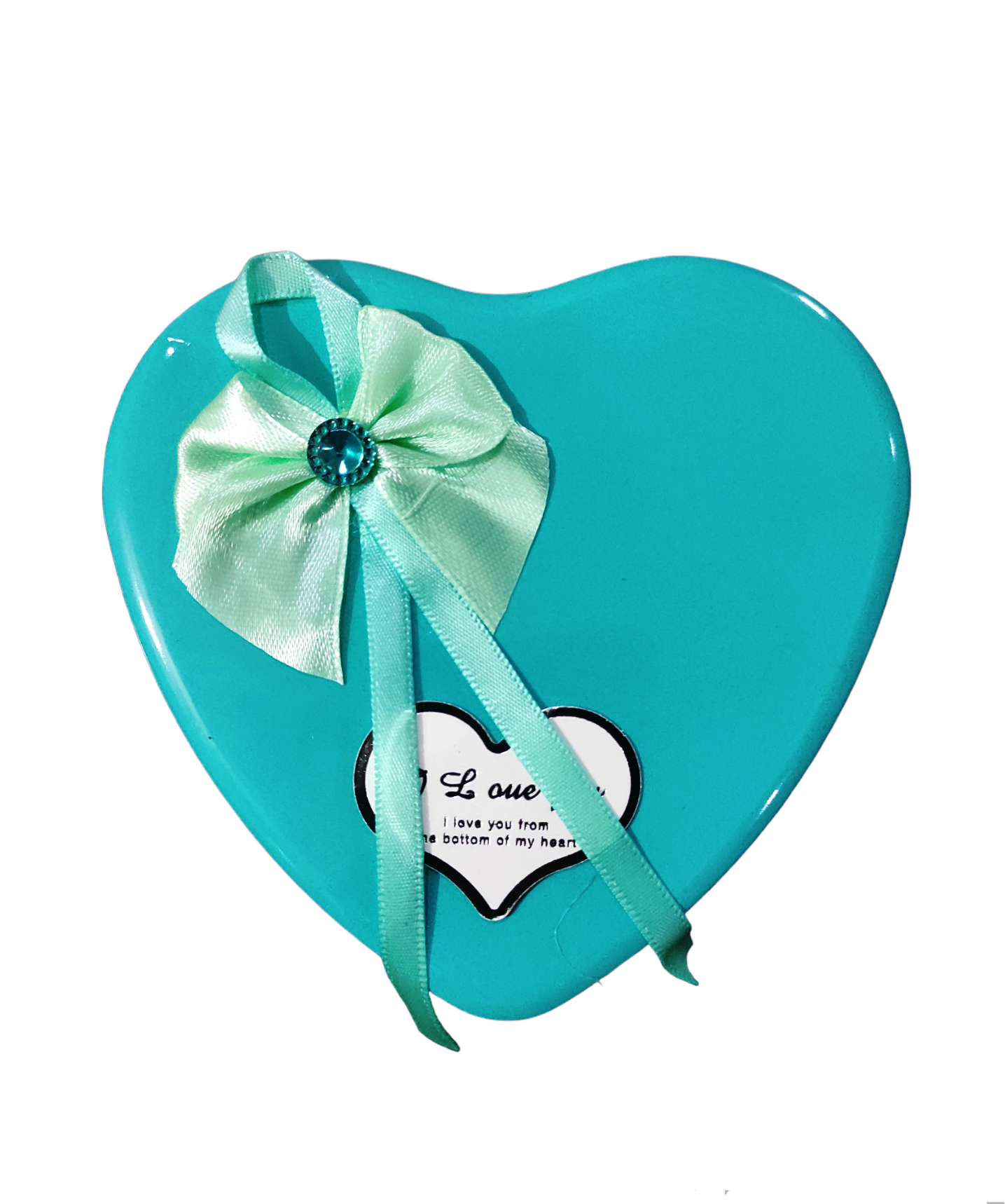 LeafBlu Sky Blue Heartbox Gift Set For Love Couple Valentine Gift (Pack of 1)